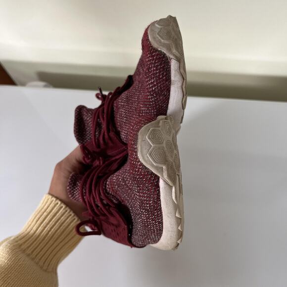 Hey Dude Shoes Womens Size 9 Red Knit Lightweight Casual Lace Up Foam Sneakers - Picture 6 of 9